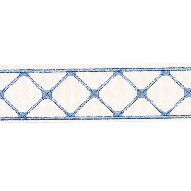 Schumacher Trim Parisian Bamboo Porcelain 84602 Paloma Contreras Trims 2.5" - My Fabric Connection -