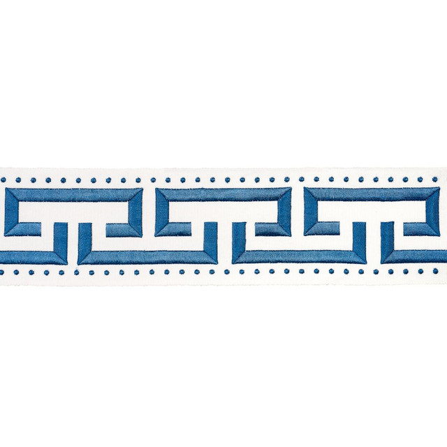 Schumacher Trim Margo Fret Marine 84580 Paloma Contreras Trims 3.0" - My Fabric Connection - Schumacher Trim Margo Fret Marine 84580 Paloma Contreras Trims 3.0" - My Fabric Connection -