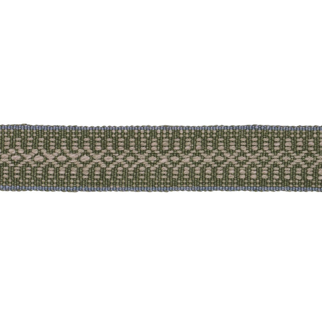 Schumacher Trim Helena Linen Cotton Tape Fern 84022 Patterson Flynn 1.25" - My Fabric Connection -