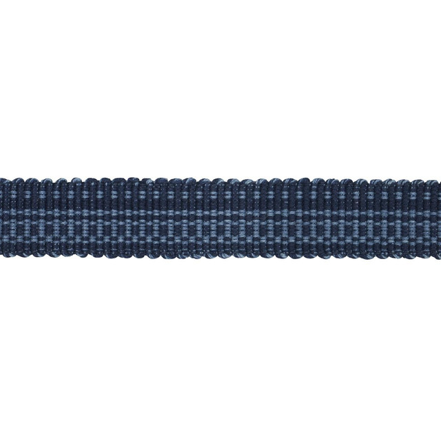 Schumacher Trim Cotton Stri Tape Narrow Indigo 83950 Patterson Flynn - My Fabric Connection - Schumacher Trim Cotton Stri Tape Narrow Indigo 83950 Patterson Flynn - My Fabric Connection -