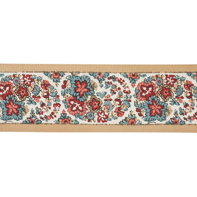 Schumacher Trim Ines Paisley Rouge & Noir 84441 Le Max - My Fabric Connection - Schumacher Trim Ines Paisley Rouge & Noir 84441 Le Max - My Fabric Connection -