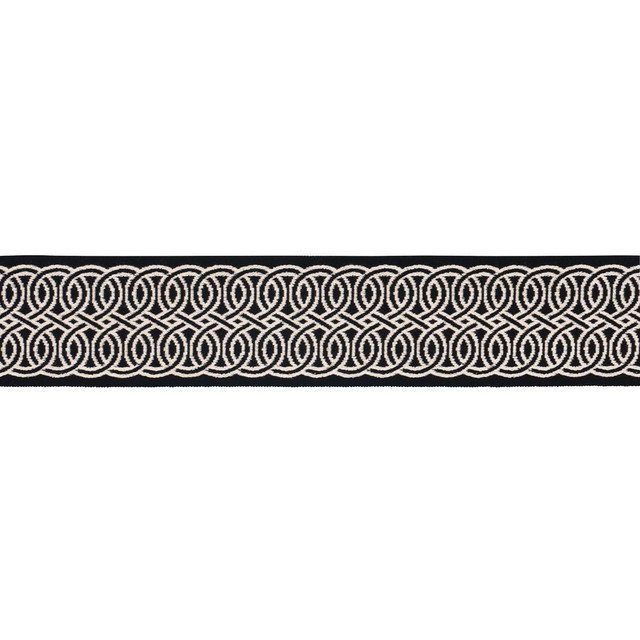 Schumacher Trim Infinito Indoor/Outdoor Black 83540 Statement Trims - My Fabric Connection - Schumacher Trim Infinito Indoor/Outdoor Black 83540 Statement Trims - My Fabric Connection -