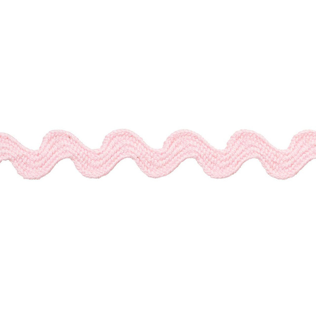 Schumacher Trim Ric Rac Tape Small Pale Pink 82700 New Old-Fashioned - My Fabric Connection - Schumacher Trim Ric Rac Tape Small Pale Pink 82700 New Old-Fashioned - My Fabric Connection -
