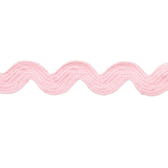Schumacher Trim Ric Rac Tape Medium Pale Pink 82710 New Old-Fashioned - My Fabric Connection - Schumacher Trim Ric Rac Tape Medium Pale Pink 82710 New Old-Fashioned - My Fabric Connection -