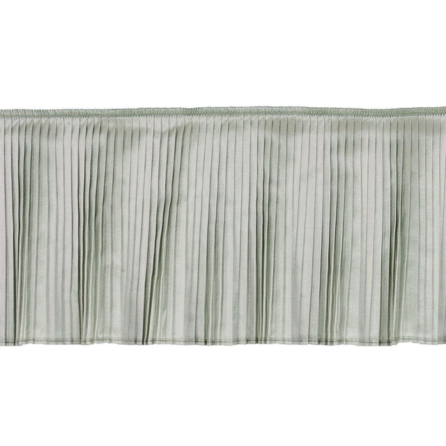 Schumacher Trim Botticelli Silk Ruffle Mineral 81791 Miles Redd 0.15" - My Fabric Connection - Schumacher Trim Botticelli Silk Ruffle Mineral 81791 Miles Redd 0.15" - My Fabric Connection -