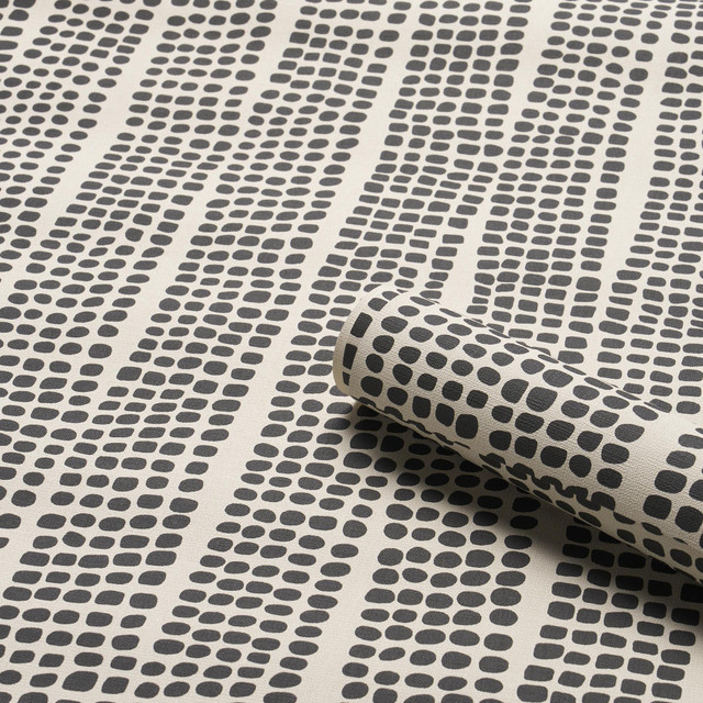 Schumacher Wallpaper Noland Vinyl Carbon 5016110 Mesa 27.0" - My Fabric Connection - Schumacher Wallpaper Noland Vinyl Carbon 5016110 Mesa 27.0" - My Fabric Connection -