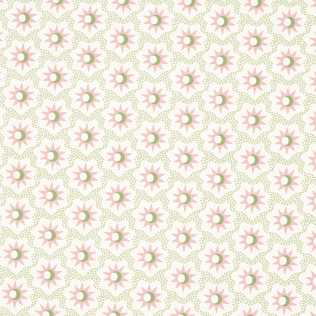 Schumacher Wallpaper Lucie Pink & Green 5015762 Domino Effect 3.88" - My Fabric Connection - Schumacher Wallpaper Lucie Pink & Green 5015762 Domino Effect 3.88" - My Fabric Connection -