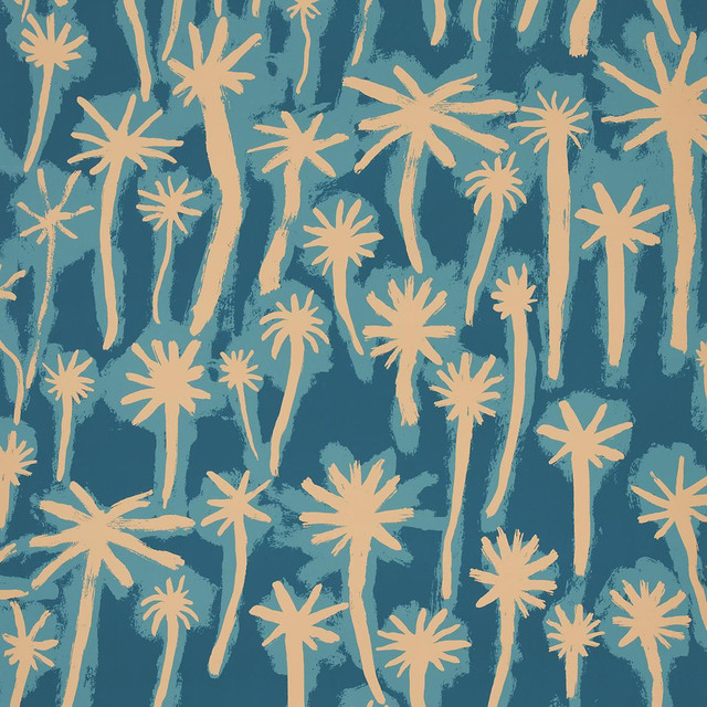 Schumacher Wallpaper Palmitas Bahama 5014601 Abel Macias 27.0" - My Fabric Connection - Schumacher Wallpaper Palmitas Bahama 5014601 Abel Macias 27.0" - My Fabric Connection -
