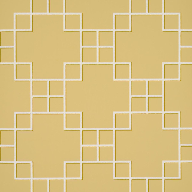 Schumacher Wallpaper Georgette Trellis Buttercup 5016500 A Love Affair 20.5" - My Fabric Connection - Schumacher Wallpaper Georgette Trellis Buttercup 5016500 A Love Affair 20.5" - My Fabric Connection -