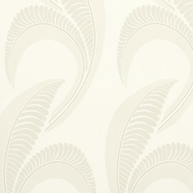 Schumacher Wallpaper Banana Leaf Ivory 5014981 Neisha Crosland 20.5" - My Fabric Connection - Schumacher Wallpaper Banana Leaf Ivory 5014981 Neisha Crosland 20.5" - My Fabric Connection -