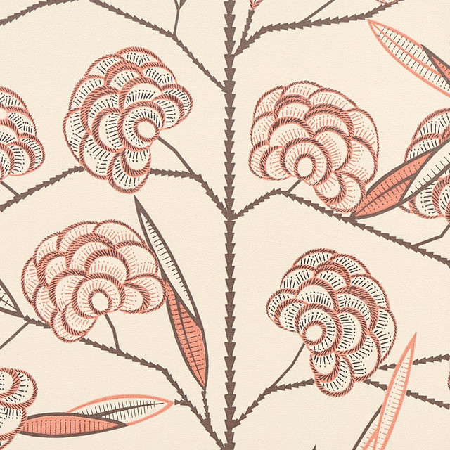 Schumacher Wallpaper Jacob'S Tree Old Rose 5015030 Neisha Crosland 20.5" - My Fabric Connection - Schumacher Wallpaper Jacob'S Tree Old Rose 5015030 Neisha Crosland 20.5" - My Fabric Connection -