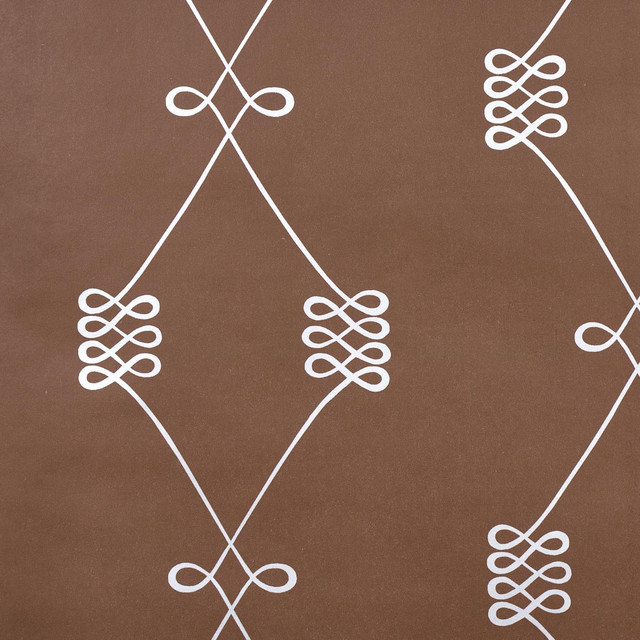 Schumacher Wallpaper Nicolette Silver On Brown 5013832 Full Bloom 10.25" - My Fabric Connection - Schumacher Wallpaper Nicolette Silver On Brown 5013832 Full Bloom 10.25" - My Fabric Connection -