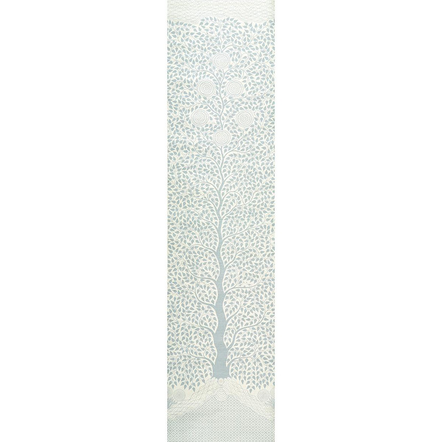 Schumacher Wallpaper Kayon Sisal Panel Soft Blue 5013720 Textured Wallcoverings & Printed Grasscloths 35.0" - My Fabric Connection - Schumacher Wallpaper Kayon Sisal Panel Soft Blue 5013720 Textured Wallcoverings & Printed Grasscloths 35.0" - My Fabric Connection -