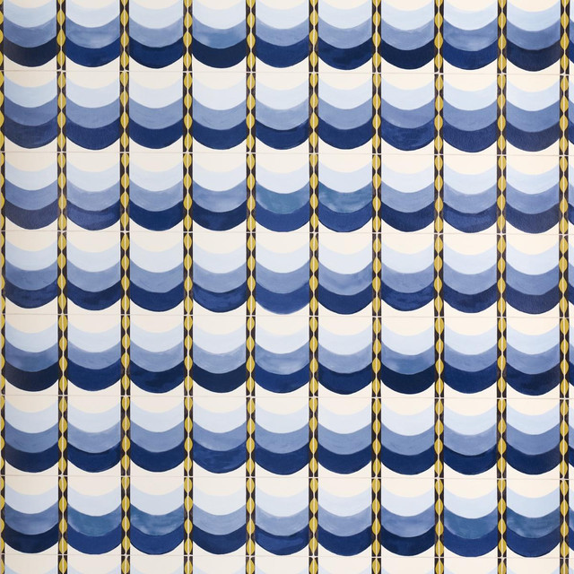 Schumacher Wallpaper Sintra Blue 5015350 Celerie Kemble 9.0" - My Fabric Connection - Schumacher Wallpaper Sintra Blue 5015350 Celerie Kemble 9.0" - My Fabric Connection -