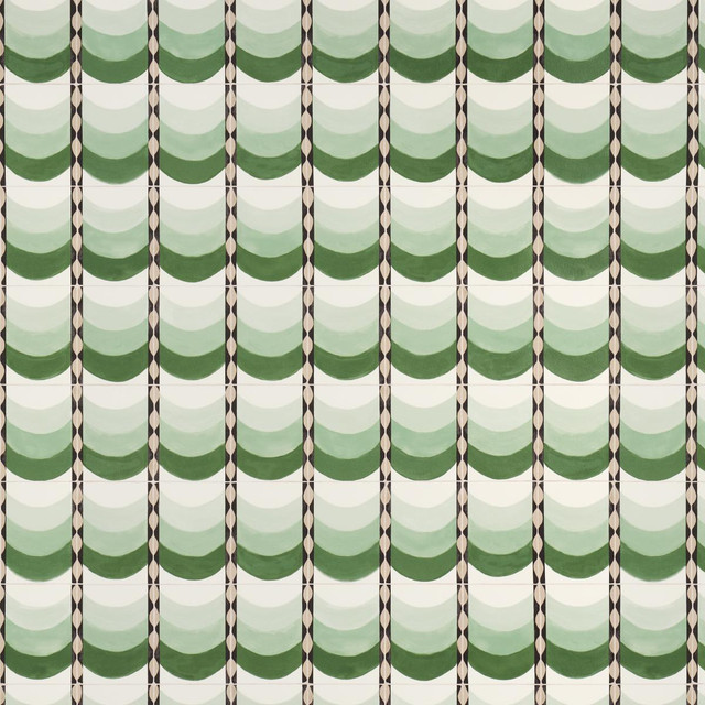 Schumacher Wallpaper Sintra Green 5015351 Celerie Kemble 9.0" - My Fabric Connection - Schumacher Wallpaper Sintra Green 5015351 Celerie Kemble 9.0" - My Fabric Connection -