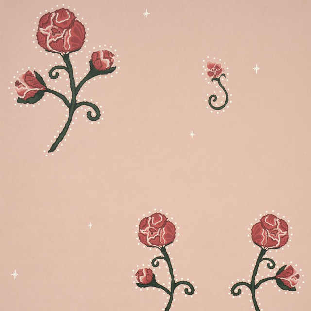 Schumacher Wallpaper Rhinestone Cowboy Pink 5014584 Backdrop 27.0" - My Fabric Connection -