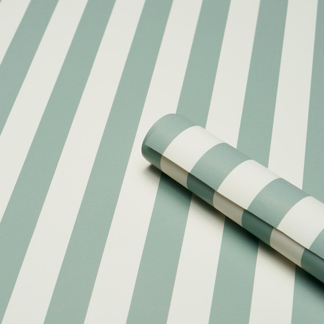 Schumacher Wallpaper Emma Stripe Teal 5017213 Perennial Favorites 2.5" - My Fabric Connection - Schumacher Wallpaper Emma Stripe Teal 5017213 Perennial Favorites 2.5" - My Fabric Connection -