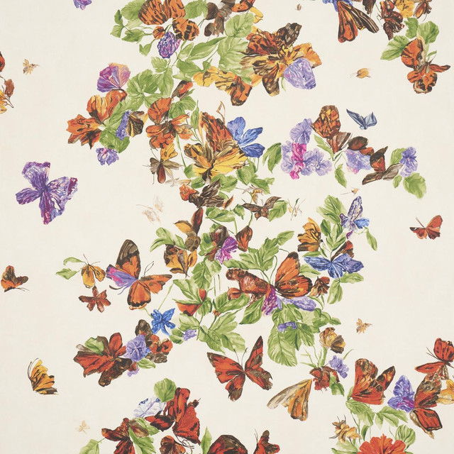 Schumacher Wallpaper Pyne Butterfly Monarch Orange 5016380 Schumacher Design Lab 27.0" - My Fabric Connection - Schumacher Wallpaper Pyne Butterfly Monarch Orange 5016380 Schumacher Design Lab 27.0" - My Fabric Connection -