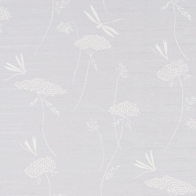 Schumacher Wallpaper La Libellule Silk Moonstone 5015190 Textured Wallcoverings & Printed Grasscloths 11.88" - My Fabric Connection -