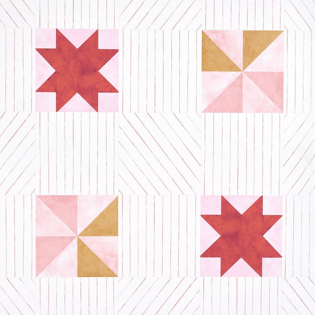 Schumacher Wallpaper Alexander Red & Earthy Pink 5014550 Backdrop 27.0" - My Fabric Connection - Schumacher Wallpaper Alexander Red & Earthy Pink 5014550 Backdrop 27.0" - My Fabric Connection -