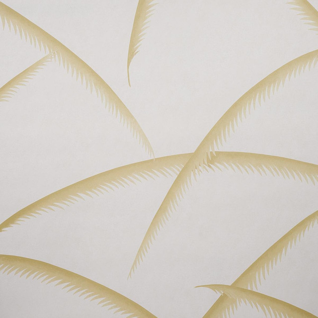 Schumacher Wallpaper Deco Palms Gold 5013302 Panels Collection 54.0" - My Fabric Connection - Schumacher Wallpaper Deco Palms Gold 5013302 Panels Collection 54.0" - My Fabric Connection -
