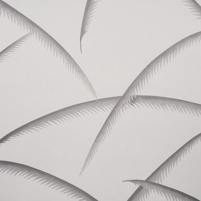 Schumacher Wallpaper Deco Palms Charcoal 5013301 Panels Collection 54.0" - My Fabric Connection - Schumacher Wallpaper Deco Palms Charcoal 5013301 Panels Collection 54.0" - My Fabric Connection -
