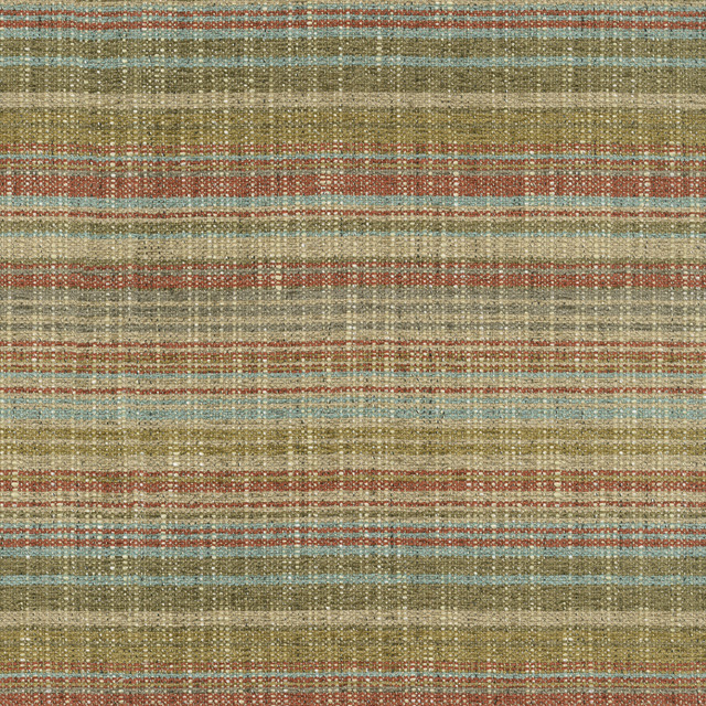 P/K Lifestyles Fabric Carson Stripe Canyon - 82% polyester, 12% cotton, 6% rayon India 18000 Horizontal: 0 and Vertical: 9.25 54 - My Fabric Connection -