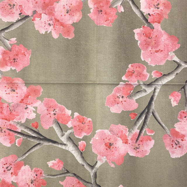 Magnolia Fabric Co - Kwanzan Cherry - 100 Ctn Horizontal: 27 and Vertical: 27 54 - My Fabric Connection -
