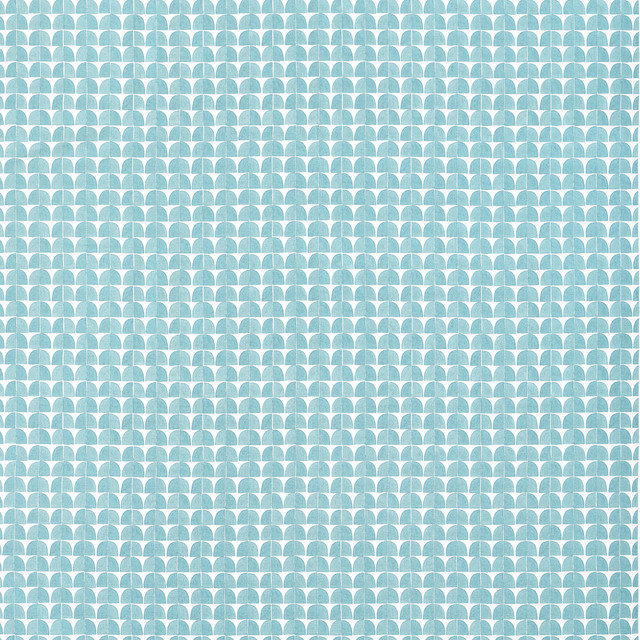 Thibaut Fabric Solsbury Turquoise F945018 Fabric U.S.A </p><p>Repeat: H: 6  in  (15.24  cm), V: 5.25  (13.34  cm) 54  in  (137.16  cm) - My Fabric Connection -