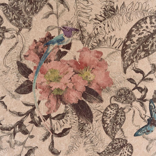 1838 Wallcoverings Wallpaper Hedgerow (Wp) # 04 Copper Willow STRAIGHT PASTE THE WALL UNITED KINGDOM V-28.5" 20.5"X11YD - My Fabric Connection -