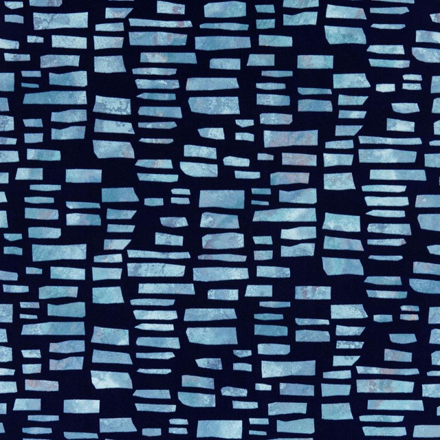 1838 Wallcoverings Wallpaper Fusion Flock (Wp) # 03 Blue Dusk WILLOW STRAIGHT PASTE THE WALL UNITED KINGDOM V-10.25" 20.5"X11YD - My Fabric Connection -