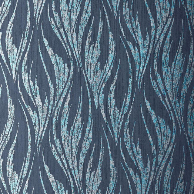 1838 Wallcoverings Wallpaper Ripple (Wp) # 03 Blue Dusk WILLOW STRAIGHT PASTE THE WALL UNITED KINGDOM V-12.75" 20.5"X11YD - My Fabric Connection - 1838 Wallcoverings Wallpaper Ripple (Wp) # 03 Blue Dusk WILLOW STRAIGHT PASTE THE WALL UNITED KINGDOM V-12.75" 20.5"X11YD - My Fabric Connection -