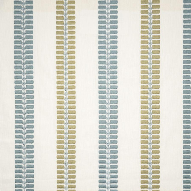 Maxwell Fabric Hira # 321 Aquamarine Color Theory-Vol.Viii Rosemary BASE: 52% POLYESTER
48% COTTON
EMB: 100% RAYON INDIA V-0.5" H-6.8" 54" - My Fabric Connection -