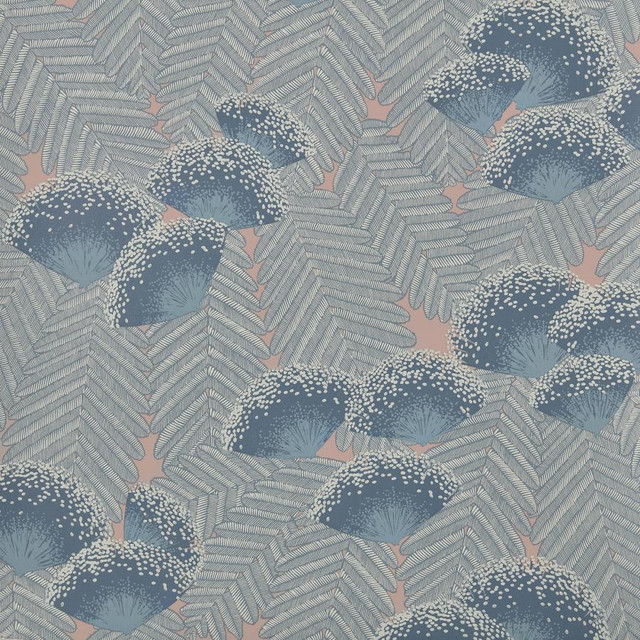 1838 Wallcoverings Wallpaper Clarice (Wp) # 01 Soft Blue ELODIE HALF DROP PASTE THE WALL UNITED KINGDOM V-25.5" 20.5"X11YD - My Fabric Connection - 1838 Wallcoverings Wallpaper Clarice (Wp) # 01 Soft Blue ELODIE HALF DROP PASTE THE WALL UNITED KINGDOM V-25.5" 20.5"X11YD - My Fabric Connection -