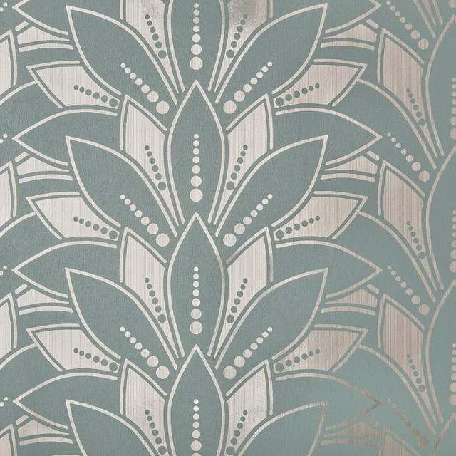 1838 Wallcoverings Wallpaper Astoria Foil (Wp) # 05 Neo Mint ELODIE STRAIGHT PASTE THE WALL UNITED KINGDOM V-5.1" 20.5"X11YD - My Fabric Connection - 1838 Wallcoverings Wallpaper Astoria Foil (Wp) # 05 Neo Mint ELODIE STRAIGHT PASTE THE WALL UNITED KINGDOM V-5.1" 20.5"X11YD - My Fabric Connection -