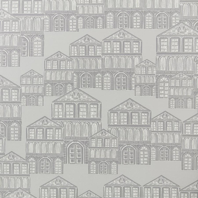 1838 Wallcoverings Wallpaper Maison (Wp) # 04 Soft Grey ELODIE HALF DROP PASTE THE WALL UNITED KINGDOM V-21" 20.5"X11YD - My Fabric Connection - 1838 Wallcoverings Wallpaper Maison (Wp) # 04 Soft Grey ELODIE HALF DROP PASTE THE WALL UNITED KINGDOM V-21" 20.5"X11YD - My Fabric Connection -