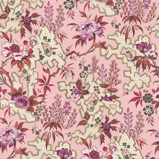 1838 Wallcoverings Wallpaper Kilburn'S Maze (Wp) # 03 Blush V&A DECORATIVE PAPERS II STRAIGHT PASTE THE WALL UNITED KINGDOM V-27.5" 20.5"X11YD - My Fabric Connection - 1838 Wallcoverings Wallpaper Kilburn'S Maze (Wp) # 03 Blush V&A DECORATIVE PAPERS II STRAIGHT PASTE THE WALL UNITED KINGDOM V-27.5" 20.5"X11YD - My Fabric Connection -