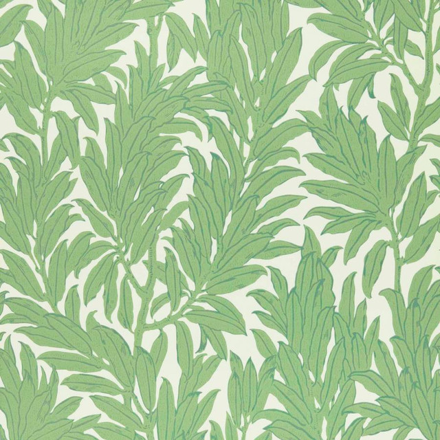 1838 Wallcoverings Wallpaper Laurel Leaf (Wp) # 01 Verde V&A Decorative Papers Ii STRAIGHT PASTE THE WALL UNITED KINGDOM V-25" 20.5"X11YD - My Fabric Connection -