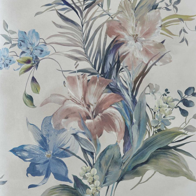 1838 Wallcoverings Wallpaper Lilliana (Wp) # 02 Cream PAVILION HALF DROP PASTE THE WALL UNITED KINGDOM 31" 20.5"X11YD - My Fabric Connection - 1838 Wallcoverings Wallpaper Lilliana (Wp) # 02 Cream PAVILION HALF DROP PASTE THE WALL UNITED KINGDOM 31" 20.5"X11YD - My Fabric Connection -