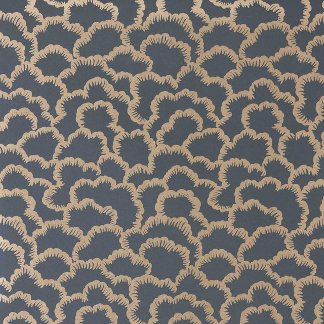 1838 Wallcoverings Wallpaper Stratus (Wp) # 05 Future Dusk V&A DECORATIVE PAPERS III STRAIGHT PASTE THE WALL UNITED KINGDOM V-12.5" 20.5"X11YD - My Fabric Connection -