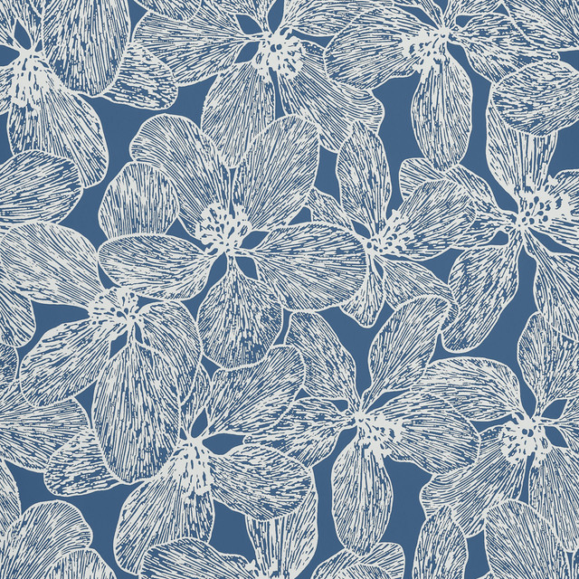 Thibaut Wallpaper Island Orchid Navy T15849 Wallpaper Non Woven Wallpaper U.S.A </p><p>Repeat: H: , V: 36 (91.44 cm) 27 in (68.58 cm) - My Fabric Connection - Thibaut Wallpaper Island Orchid Navy T15849 Wallpaper Non Woven Wallpaper U.S.A </p><p>Repeat: H: , V: 36 (91.44 cm) 27 in (68.58 cm) - My Fabric Connection -