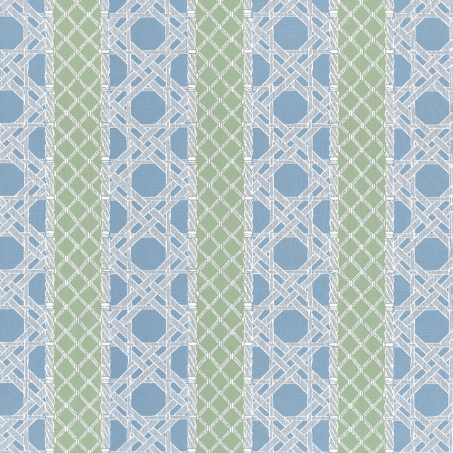 Thibaut Fabric Trelliage Cornflower and Clover W81774 Fabric U.S.A </p><p>Repeat: H: 14.25 in (36.20 cm), V: 14.5 (36.83 cm) 54 in (137.16 cm) - My Fabric Connection - Thibaut Fabric Trelliage Cornflower and Clover W81774 Fabric U.S.A </p><p>Repeat: H: 14.25 in (36.20 cm), V: 14.5 (36.83 cm) 54 in (137.16 cm) - My Fabric Connection -