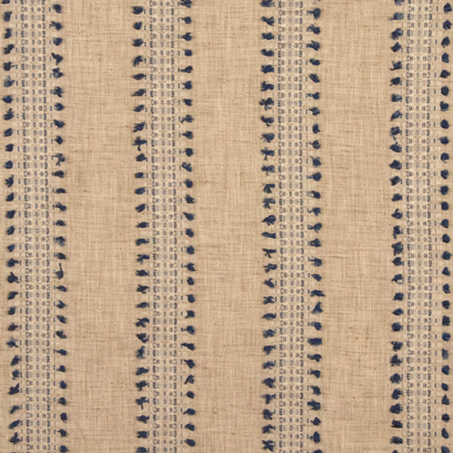 Carole Fabric Alleyway Indigo Making Waves 100% Polyester 12,000 Wyzenbeek Double Rubs 3/4" V, 6 7/8" H 55" - My Fabric Connection - Carole Fabric Alleyway Indigo Making Waves 100% Polyester 12,000 Wyzenbeek Double Rubs 3/4" V, 6 7/8" H 55" - My Fabric Connection -