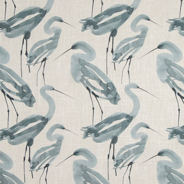 Carole Fabric Birds The Word Ink Making Waves 55% Linen, 45% Rayon-Soil Repellent 9,000 Wyzenbeek Double Rubs 17" V, 13 1/2" H 55" - My Fabric Connection - Carole Fabric Birds The Word Ink Making Waves 55% Linen, 45% Rayon-Soil Repellent 9,000 Wyzenbeek Double Rubs 17" V, 13 1/2" H 55" - My Fabric Connection -