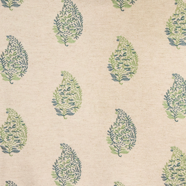 Carole Fabric Get Busy Botanical Serene Green Base: 57% Cotton, 24% Linen, 19% Viscose Embr: 100% Polyester 3,000 Wyzenbeek Double Rubs 15 1/4" V, 23 1/4" H 50" - My Fabric Connection - Carole Fabric Get Busy Botanical Serene Green Base: 57% Cotton, 24% Linen, 19% Viscose Embr: 100% Polyester 3,000 Wyzenbeek Double Rubs 15 1/4" V, 23 1/4" H 50" - My Fabric Connection -