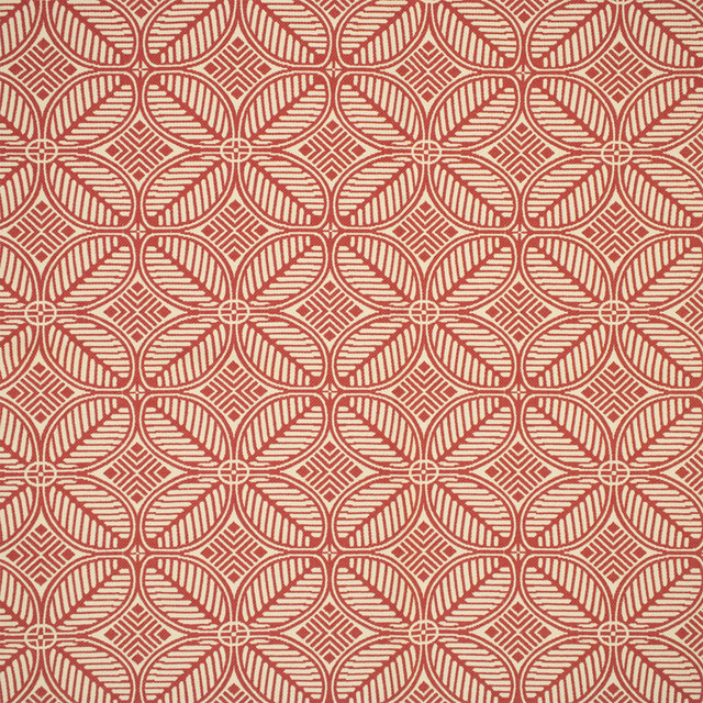Greenhouse Fabric F6272 Rhubarb - 72% Polypropylene, 28% Polyester Mexico 110000 5.5" H, 5.38" V 54" - My Fabric Connection -