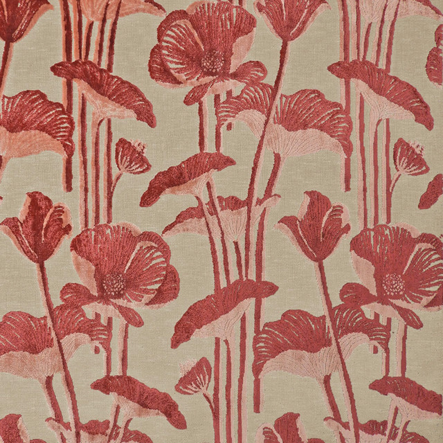 Greenhouse Fabric S7041 Blossom - 43% Polyester, 41% Viscose, 16% Cotton India 25000 22" H, 13.75" V 54" - My Fabric Connection - Greenhouse Fabric S7041 Blossom - 43% Polyester, 41% Viscose, 16% Cotton India 25000 22" H, 13.75" V 54" - My Fabric Connection -