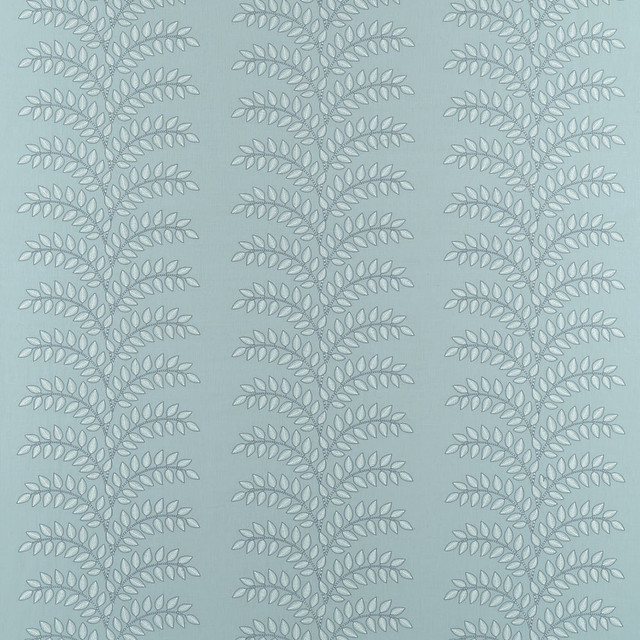 Thibaut Fabric Frondescence Embroidery Robin's Egg AW16102 Fabric U.S.A </p><p>Repeat: H: 16.75 in (42.55 cm), V: 3.75 (9.53 cm) 51.5 in (130.81 cm) - My Fabric Connection - Thibaut Fabric Frondescence Embroidery Robin's Egg AW16102 Fabric U.S.A </p><p>Repeat: H: 16.75 in (42.55 cm), V: 3.75 (9.53 cm) 51.5 in (130.81 cm) - My Fabric Connection -