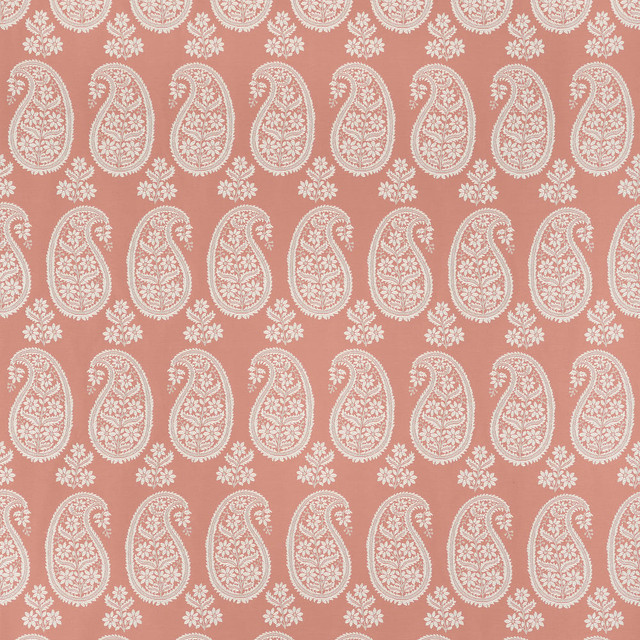 Thibaut Fabric Campania Paisley Blush AW16107 Fabric U.S.A 16000 Martindale </p><p>Repeat: H: 7 in (17.78 cm), V: 24.5 (62.23 cm) 54 in (137.16 cm) - My Fabric Connection - Thibaut Fabric Campania Paisley Blush AW16107 Fabric U.S.A 16000 Martindale </p><p>Repeat: H: 7 in (17.78 cm), V: 24.5 (62.23 cm) 54 in (137.16 cm) - My Fabric Connection -