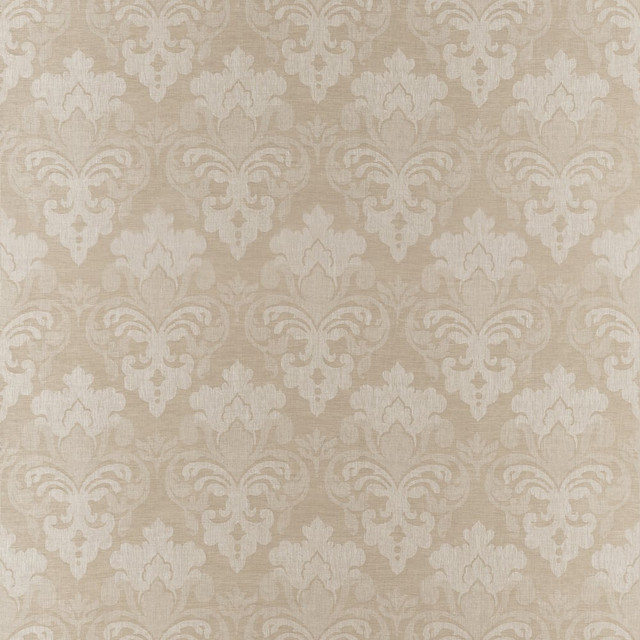 Thibaut Fabric Darcey Damask Beige AW16121 Fabric U.S.A 7000 Martindale </p><p>Repeat: H: 13.5 in (34.29 cm), V: 24.5 (62.23 cm) 54 in  (137.16 cm) - My Fabric Connection -